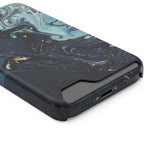 Blue liquid - Card Holder Cases - phone cases